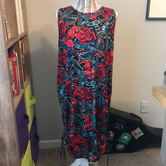 Constantly Varied Gear Dresses & Skirts - New CVG Vintage Tattoo Multi-way Dress size XL/XXL